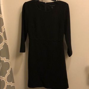 Banana Republic Black 3/4 Sleeve Sheath Dress